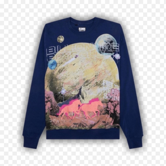 New! Billionaire Boys Club Free Embroidered Crewneck Sweatshirt 33507 - Picture 3 of 15